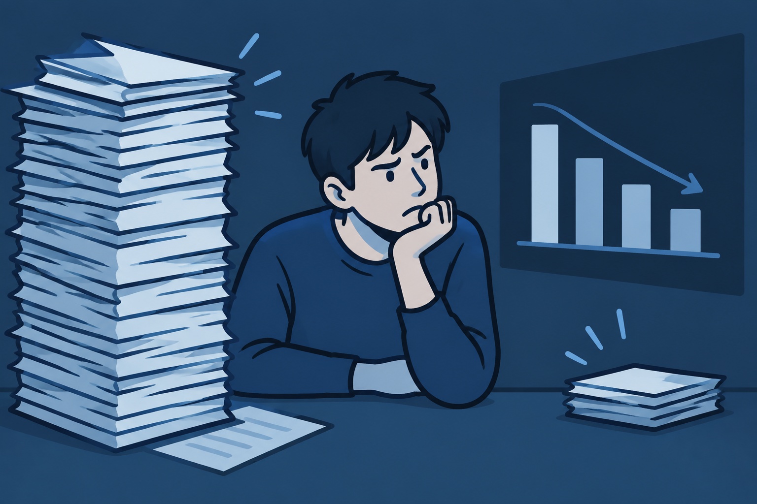 本数と成果が比例しない現実