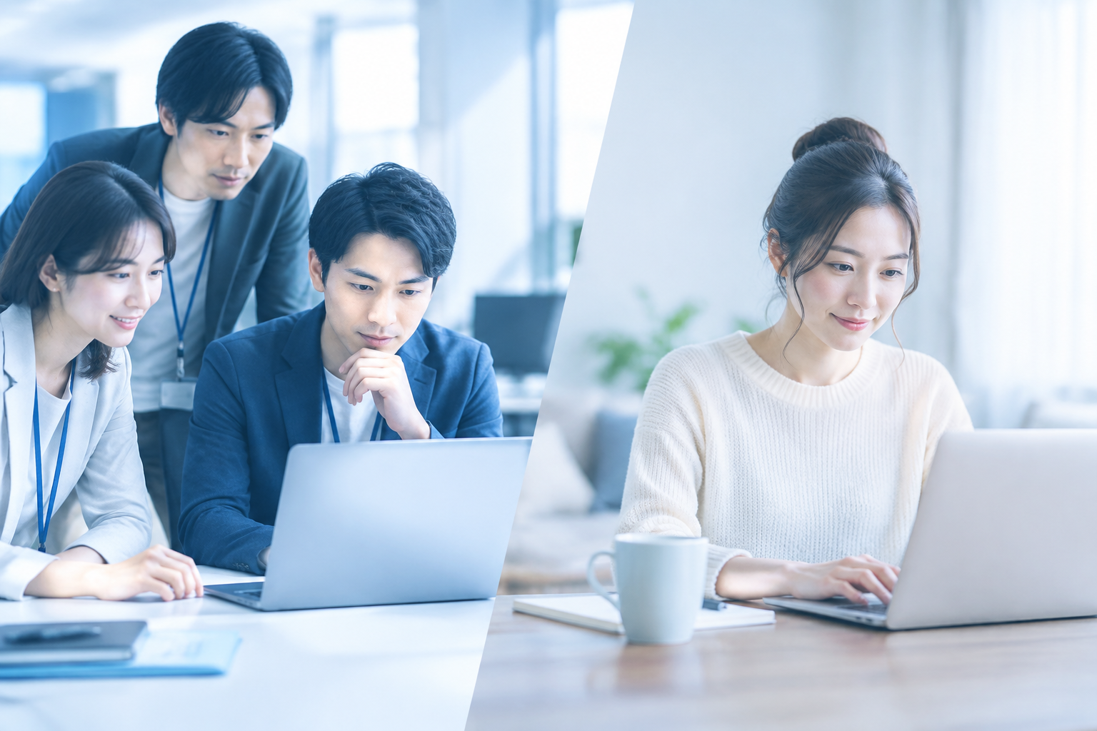 専門会社型とクラウドソーシング型の違い